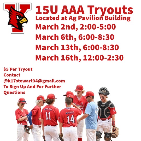 15U AA/AAA Tryouts
